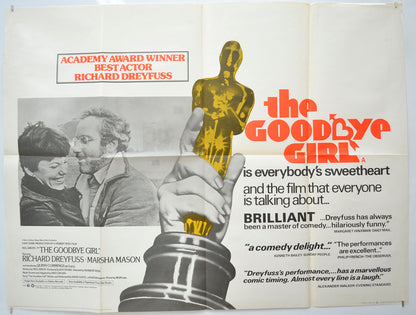 The Goodbye Girl (Oscars Version) Original Quad Poster - Film Poster - Movie Poster