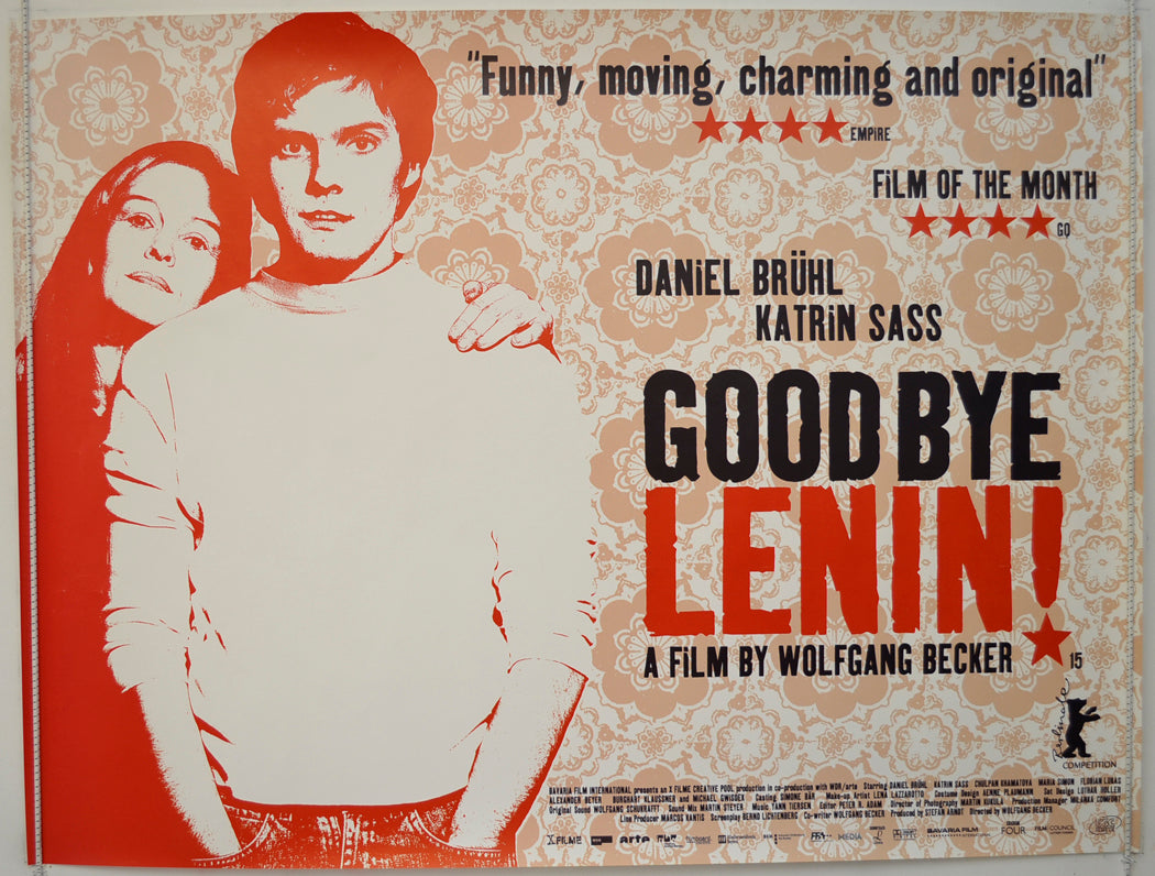 Good Bye Lenin  (a.k.a. Goodbye Lenin!)  Original Quad Poster - Film Poster - Movie Poster 