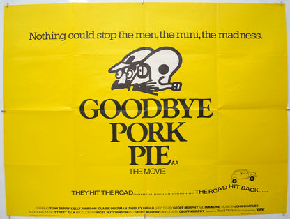 Goodbye Pork Pie Original Quad Poster - Film Poster - Movie Poster