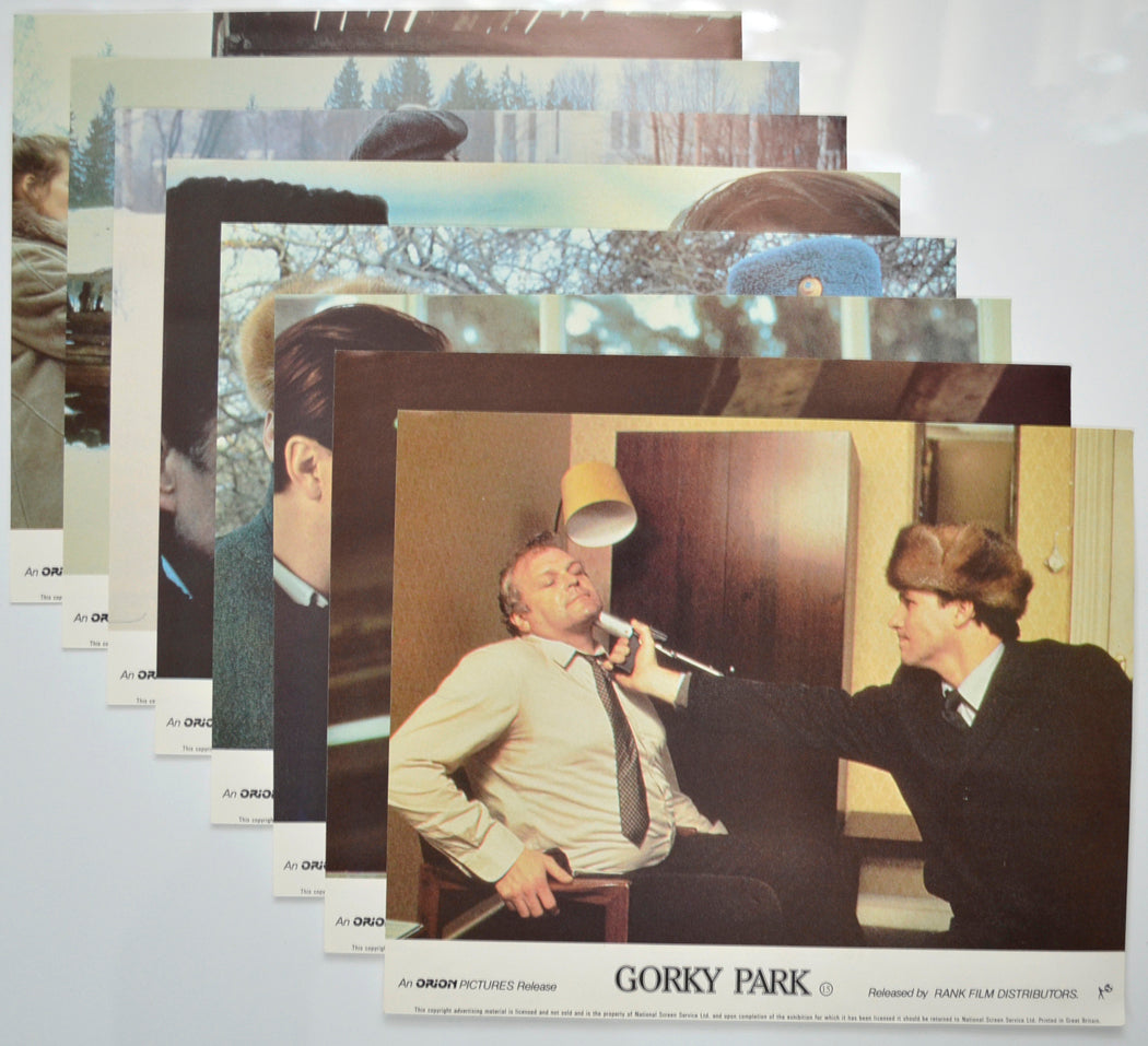 Gorky Park Set of 8 Original Colour Front Of House Stills / 8x10 Lobby Cards