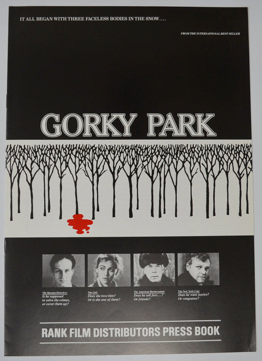 Gorky Park Original 8 Page Cinema Exhibitors Campaign Pressbook (UK)