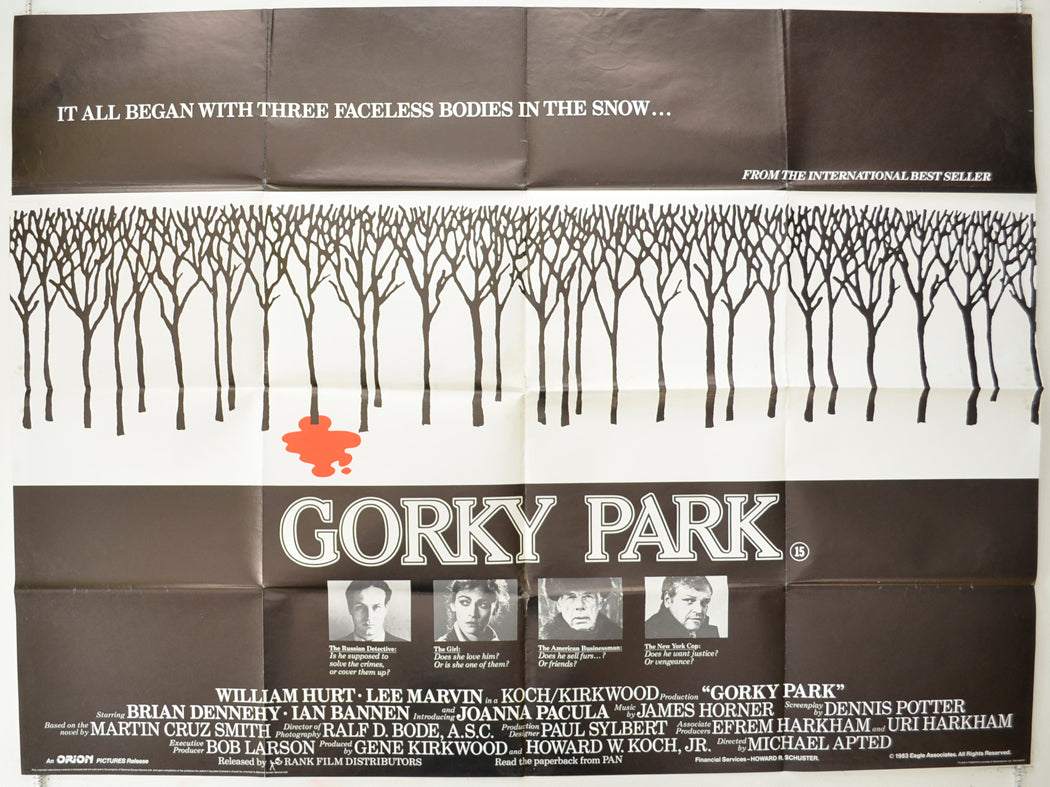 Gorky Park Original Quad Poster - Film Poster - Movie Poster  