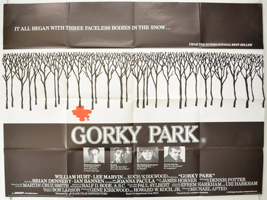 Gorky Park Original Quad Poster - Film Poster - Movie Poster  