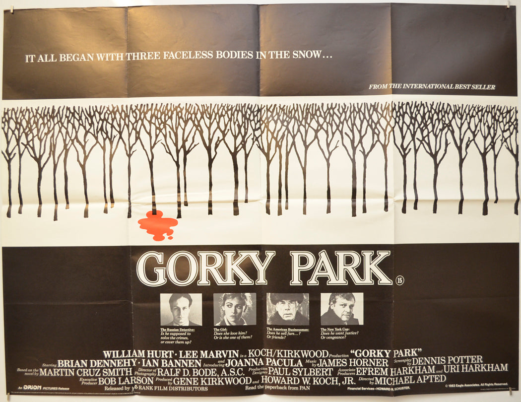 Gorky Park  Original Quad Poster - Film Poster - Movie Poster