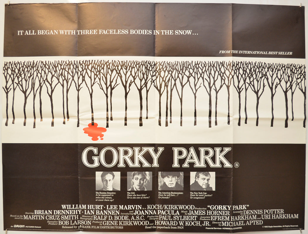 Gorky Park Original Quad Poster - Film Poster - Movie Poster  