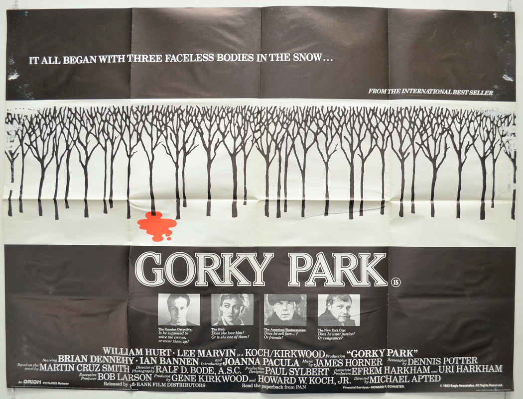 Gorky Park Original Quad Poster - Film Poster - Movie Poster  