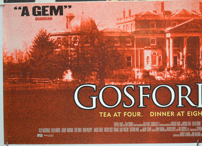 GOSFORD PARK (Bottom Left) Cinema Quad Movie Poster 