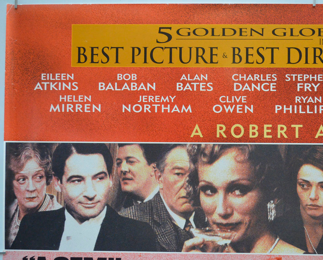 GOSFORD PARK (Top Left) Cinema Quad Movie Poster 