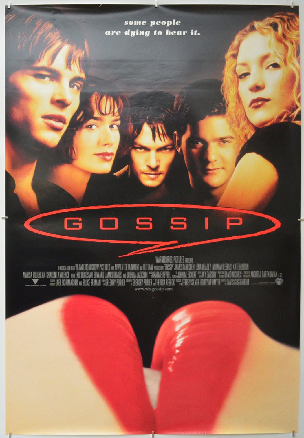 Gossip   Original One Sheet Poster - Film Poster - Movie Poster