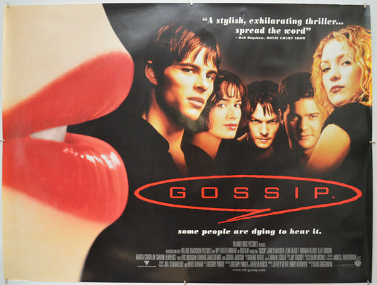 Gossip Original Quad Poster - Film Poster - Movie Poster