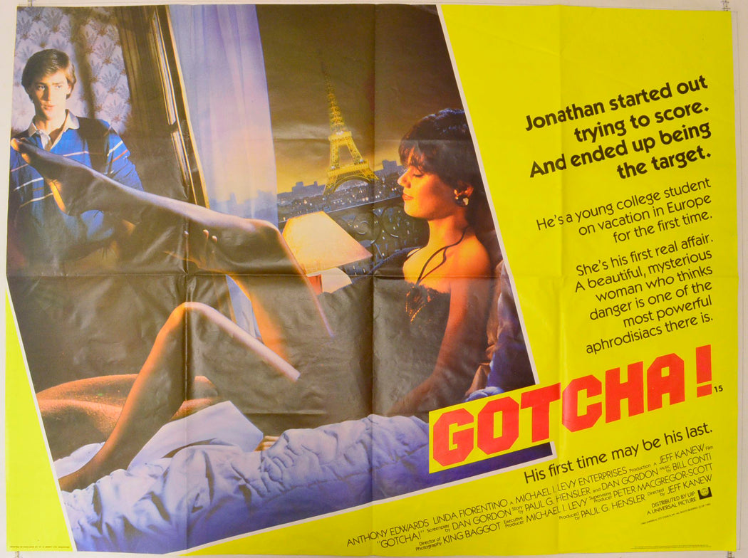 Gotcha  Original British Quad Poster - Film Poster - Movie Poster