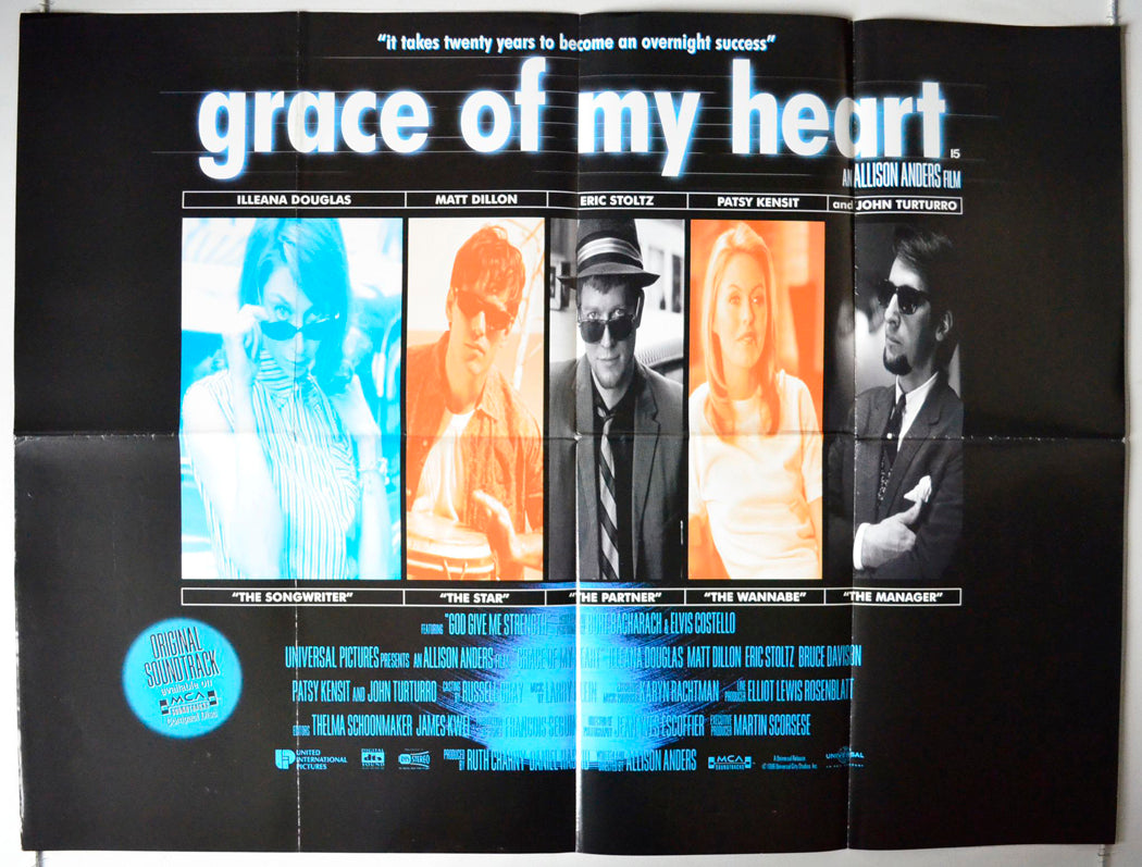 Grace Of My Heart Original British Quad Poster - Movie Poster