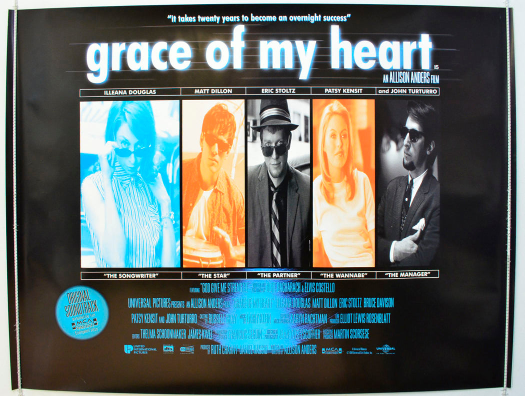 Grace Of My Heart  Original British Quad Poster - Film Poster - Movie Poster