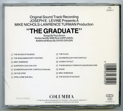 THE GRADUATE Original CD Soundtrack (back) 