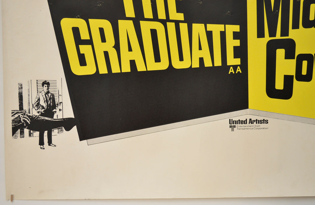 THE GRADUATE / MIDNIGHT COWBOY (Bottom Left) Cinema Quad Movie Poster 