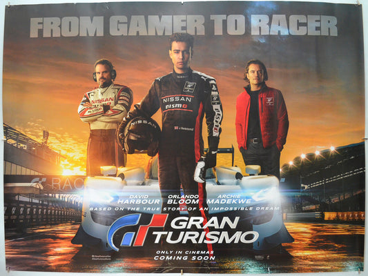 Gran Turismo Original Quad Poster - Film Poster - Movie Poster 