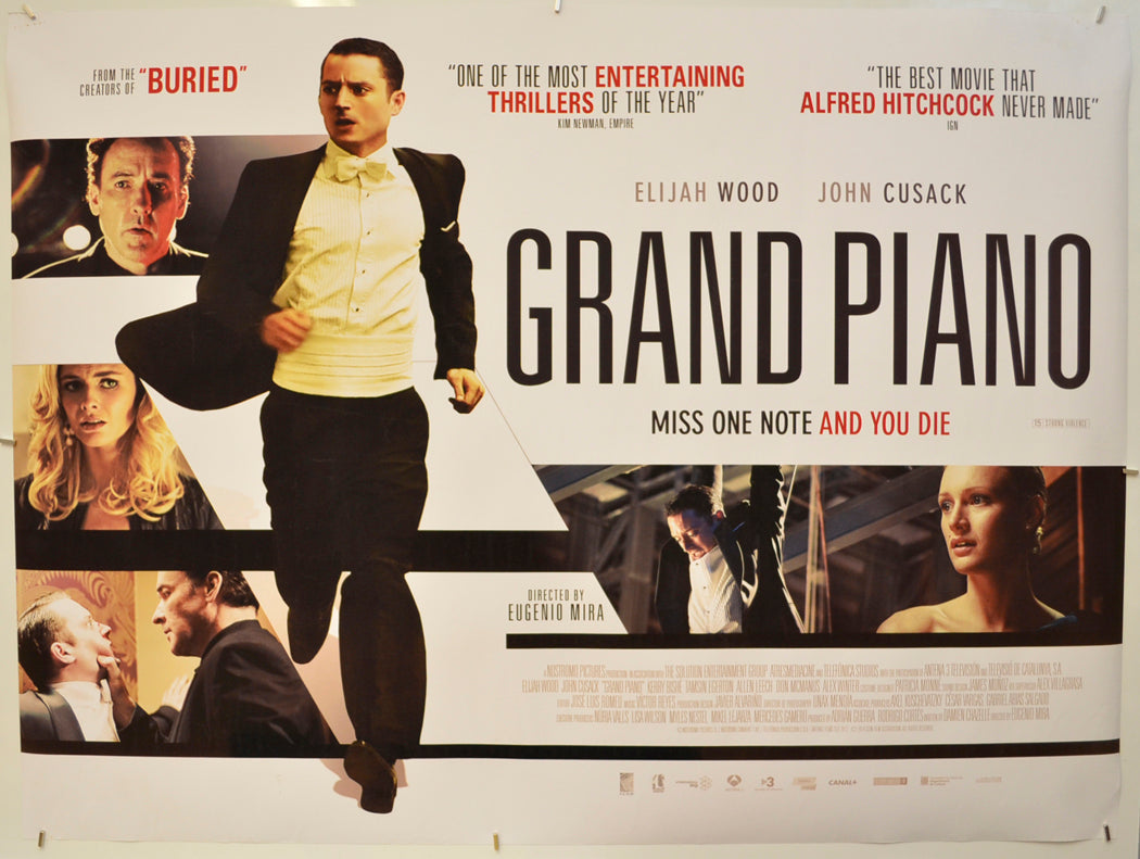 Grand Piano  Original Quad Poster - Film Poster - Movie Poster