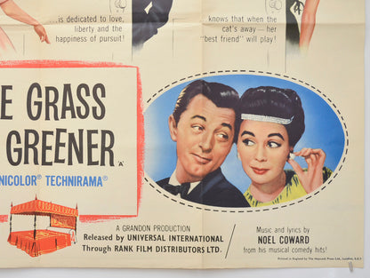 THE GRASS IS GREENER (Bottom Right) Cinema Quad Movie Poster 