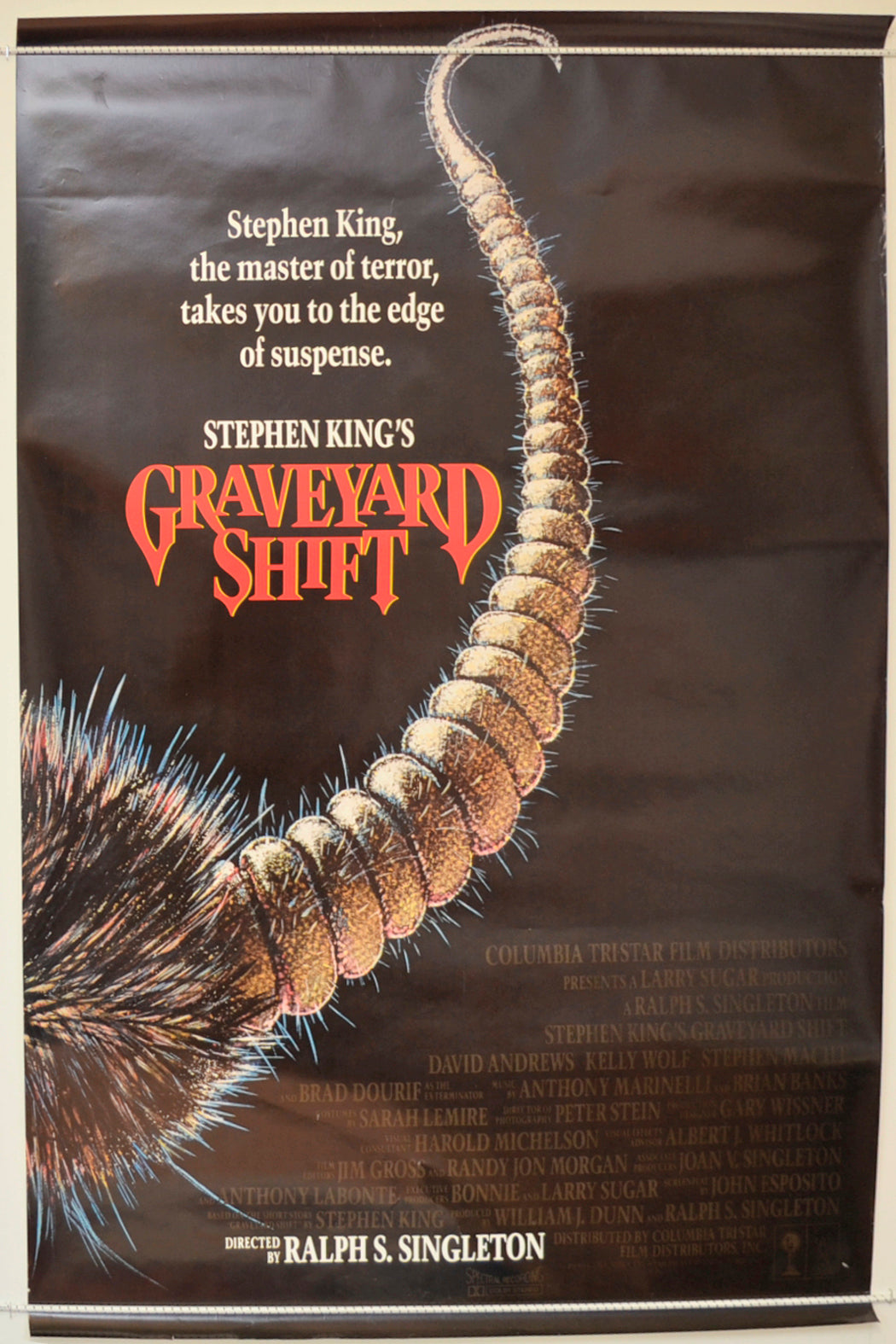 Graveyard Shift  (Rat Tail Version)   Original One Sheet Poster - Film Poster - Movie Poster  