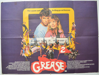 Grease 2 Original Quad Poster - Film Poster - Movie Poster