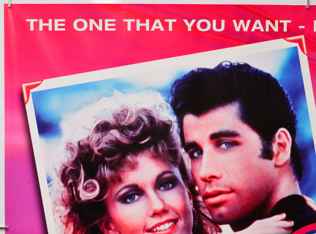 Grease (Top Left) Cinema Quad Movie Poster 
