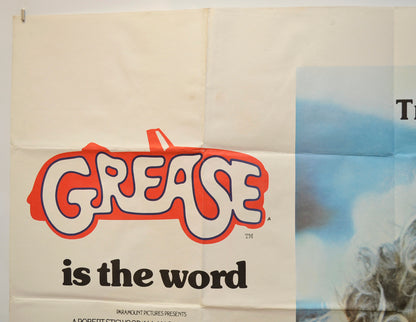 GREASE (Top Left) Cinema Quad Movie Poster 