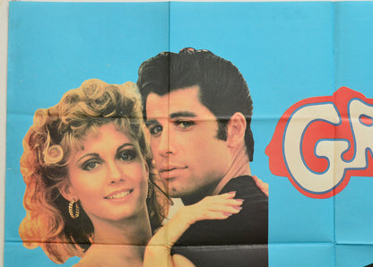 GREASE / SATURDAY NIGHT FEVER (Top Left) Cinema Quad Movie Poster 