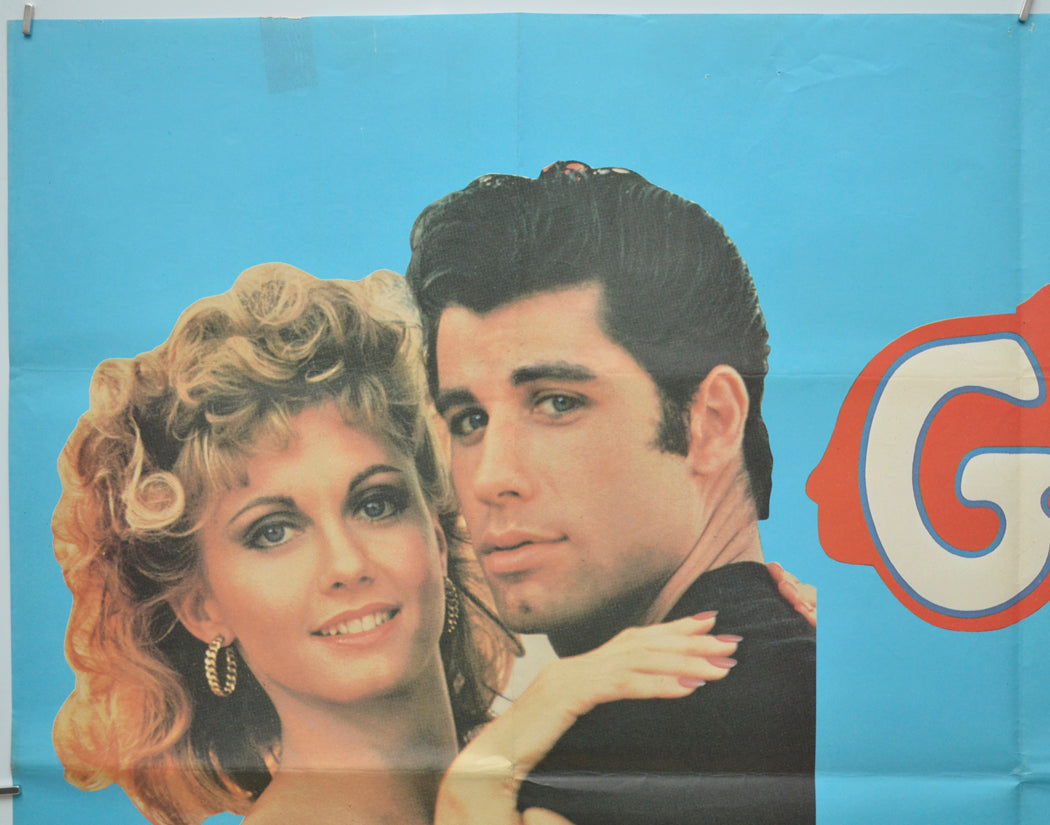 GREASE / SATURDAY NIGHT FEVER (Top Left) Cinema Quad Movie Poster 