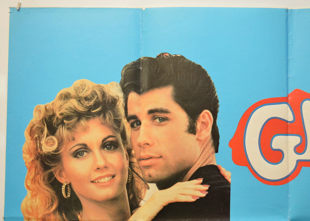 GREASE / SATURDAY NIGHT FEVER (Top Left) Cinema Quad Movie Poster 