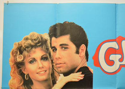 GREASE / SATURDAY NIGHT FEVER (Top Left) Cinema Quad Movie Poster 