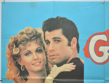 GREASE / SATURDAY NIGHT FEVER (Top Left) Cinema Quad Movie Poster 