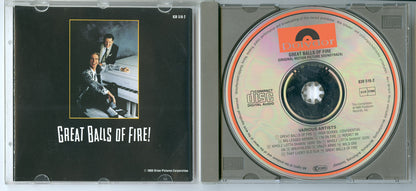 GREAT BALLS OF FIRE Original CD Soundtrack (Inside) 