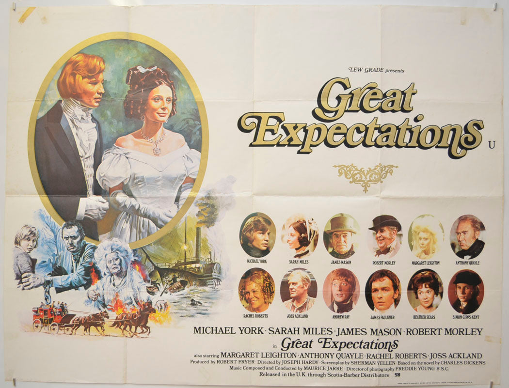 Great Expectations Original Quad Poster - Film Poster - Movie Poster