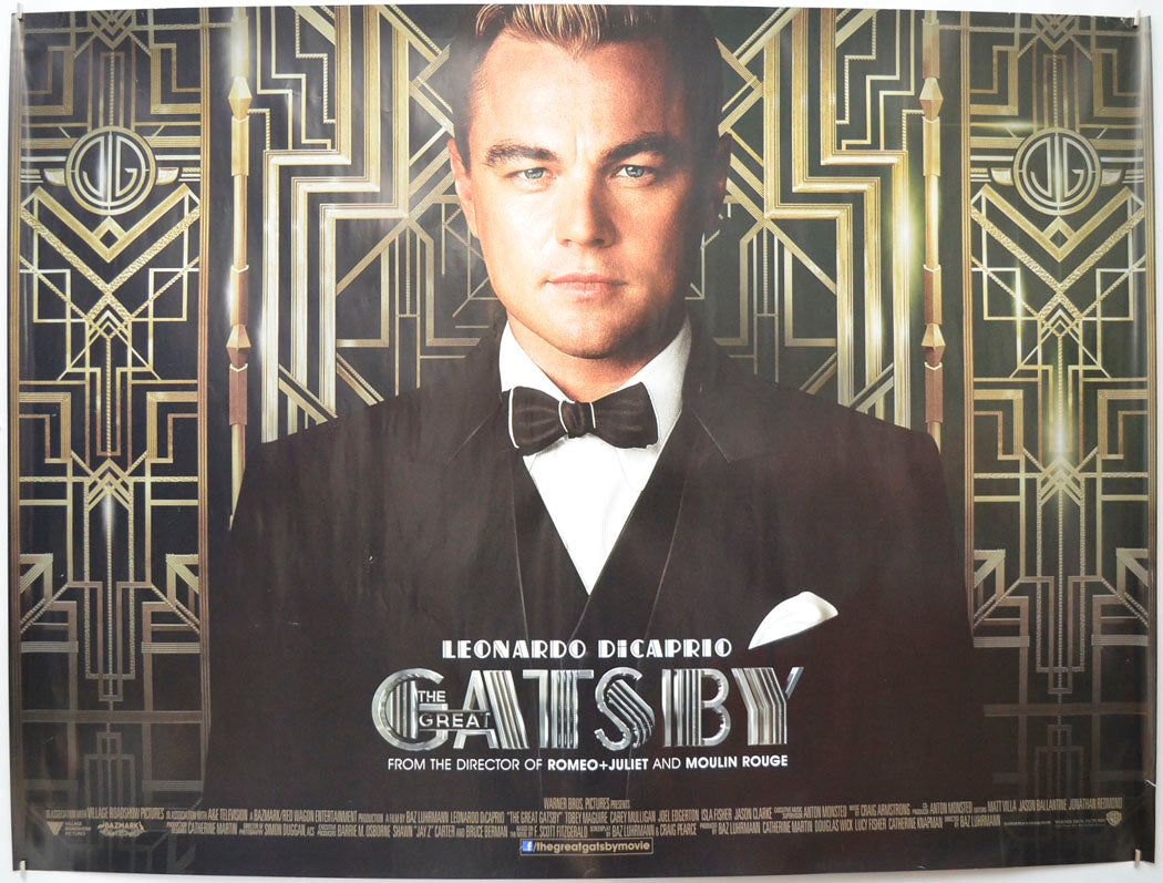 The Great Gatsby  Original Quad Poster - Film Poster - Movie Poster