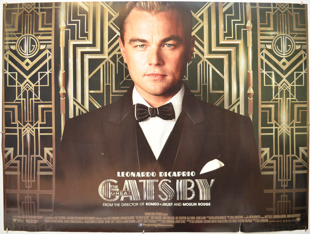 The Great Gatsby  Original Quad Poster - Film Poster - Movie Poster