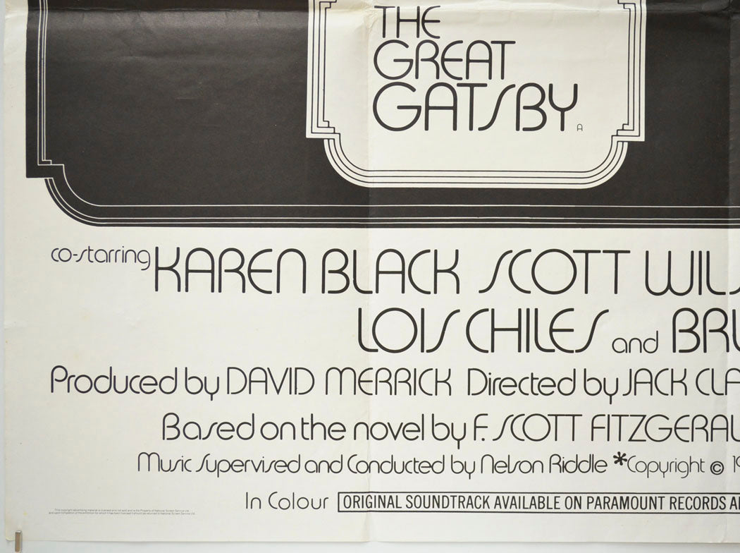 THE GREAT GATSBY (Bottom Left) Cinema Quad Movie Poster 