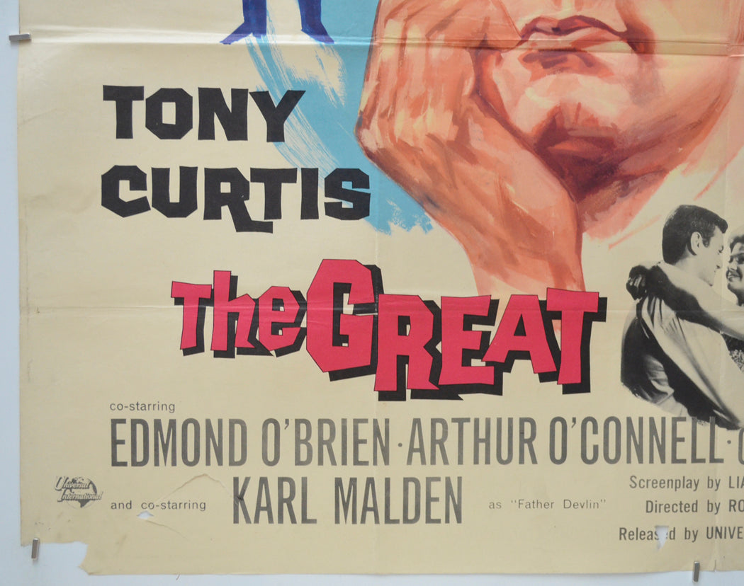 THE GREAT IMPOSTOR (Bottom Left) Cinema Quad Movie Poster 