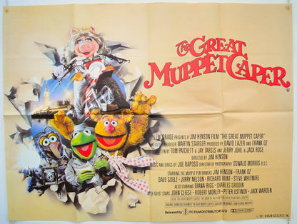 The Great Muppet Caper Original Quad Poster - Film Poster - Movie Poster  