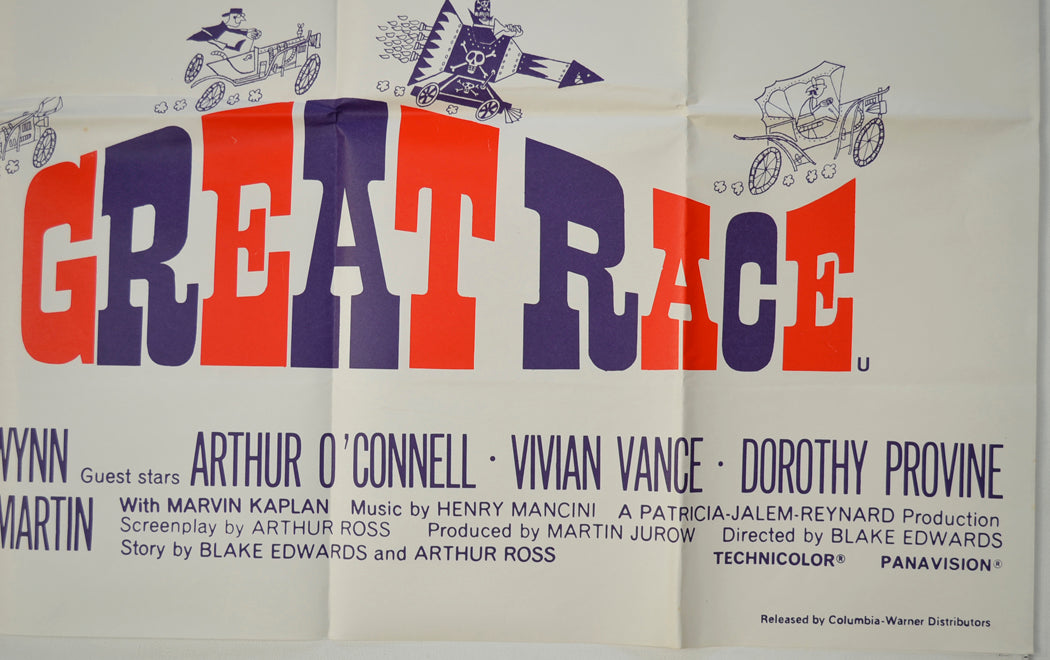 THE GREAT RACE (Bottom Right) Cinema Quad Movie Poster 