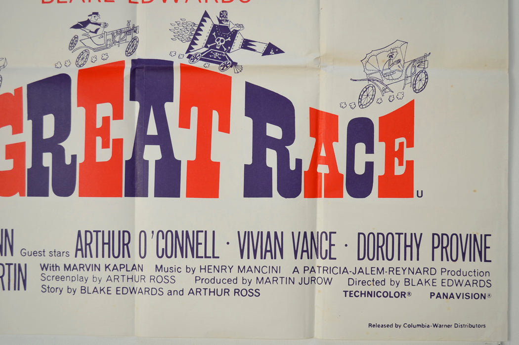 THE GREAT RACE (Bottom Right) Cinema Quad Movie Poster 