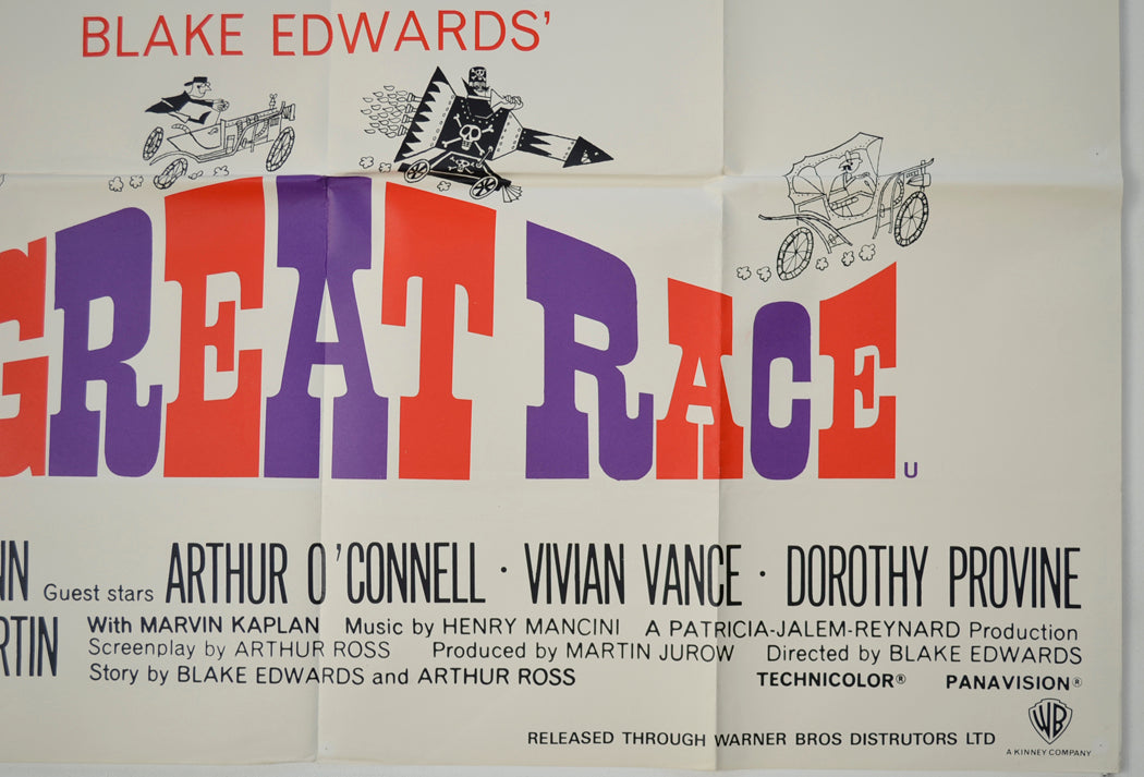 THE GREAT RACE (Bottom Right) Cinema Quad Movie Poster 