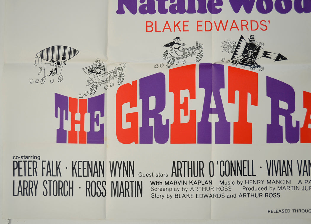 THE GREAT RACE (Bottom Left) Cinema Quad Movie Poster 