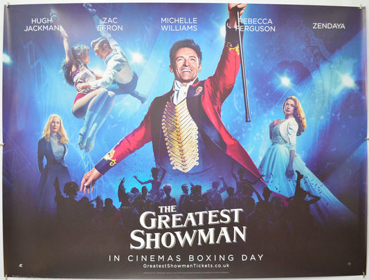 The Greatest Showman Original Quad Poster - Film Poster - Movie Poster