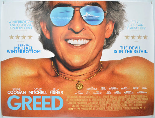 Greed Original Quad Poster - Film Poster - Movie Poster