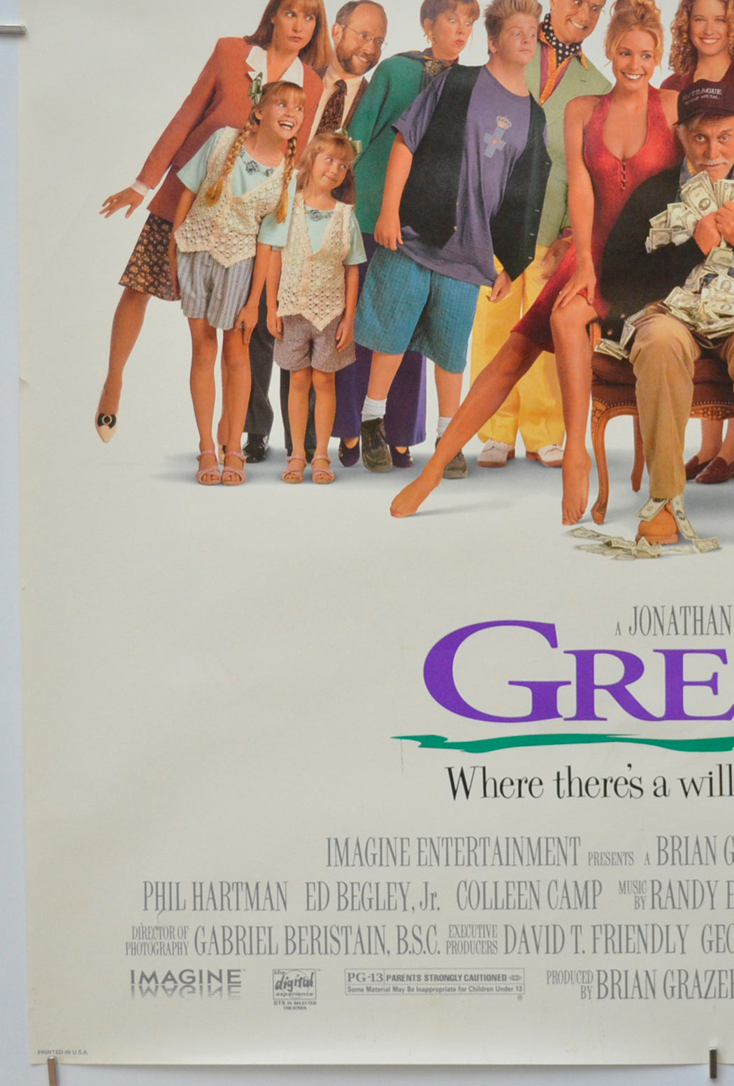 GREEDY (Bottom Left) Cinema One Sheet Movie Poster 