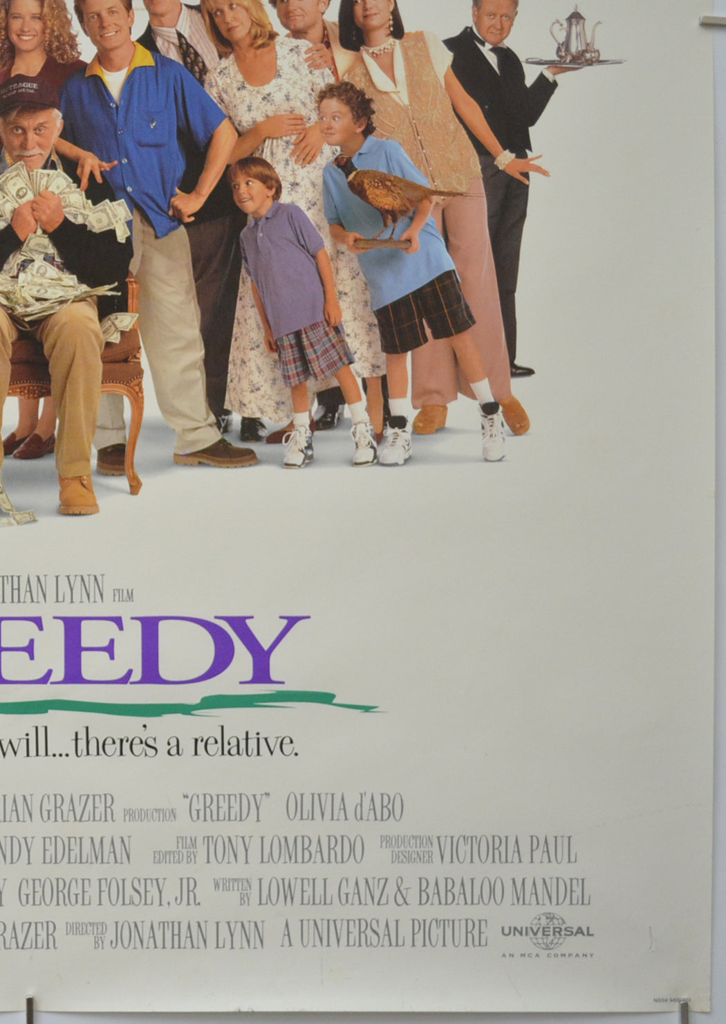 GREEDY (Bottom Right) Cinema One Sheet Movie Poster 