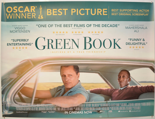 Green Book Original Quad Poster - Film Poster - Movie Poster