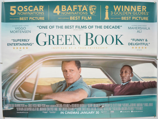 Green Book Original Quad Poster - Film Poster - Movie Poster