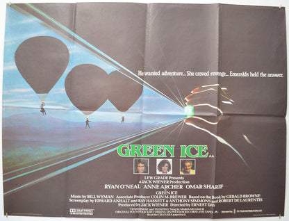 Green Ice Original Quad Poster - Film Poster - Movie Poster