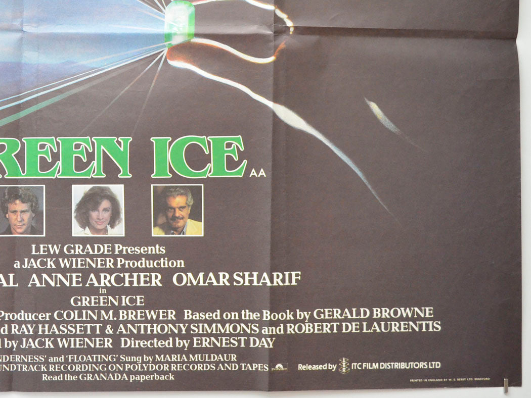 GREEN ICE (Bottom Right) Cinema Quad Movie Poster 